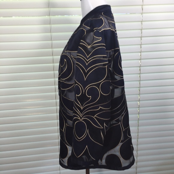 Chico's Travelers Collection Jacket Size 2 (L/12) - Picture 6 of 8